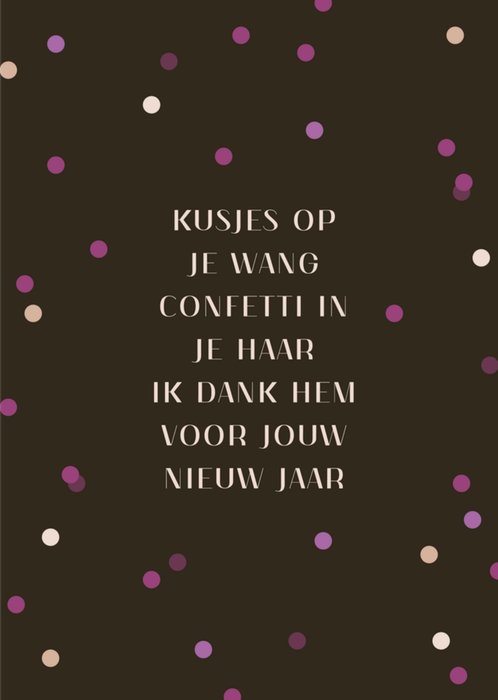 Dagelijksebroodkruimels | Verjaardagskaart | confetti in je haar