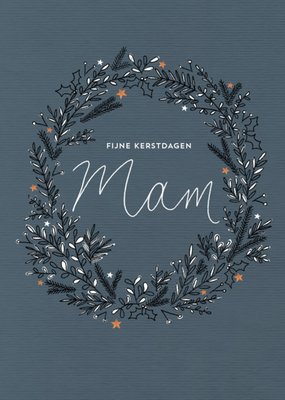 Greetz | Kerstkaart | Fijne kerstdagen mam