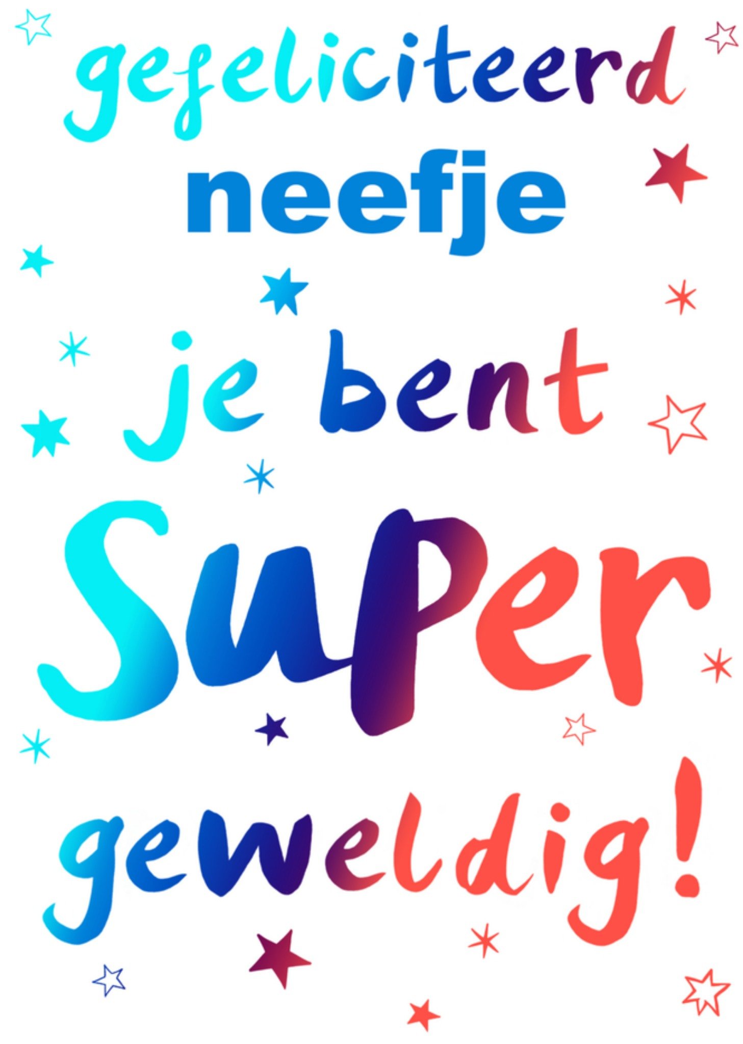 Verjaardagskaart neefje kleurrijk Kaart Paperlink