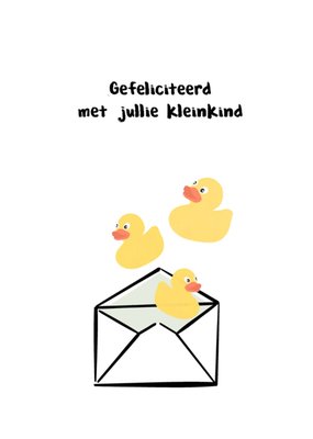 Greetz | Geboortekaart | kleinkind | badeend