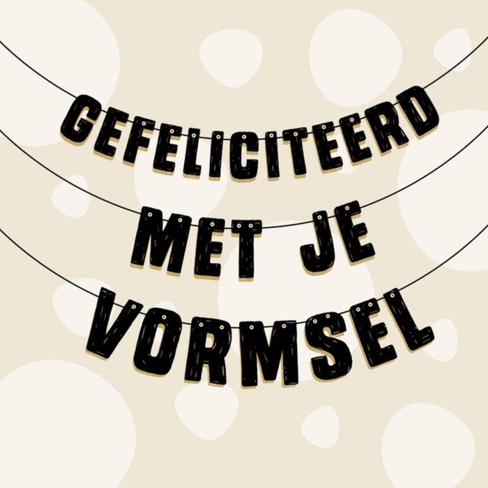 Greetz | Vormsel kaart | Gefeliciteerd