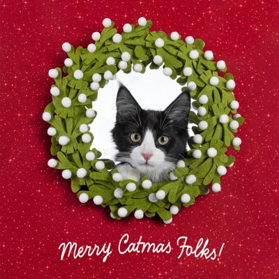 Catchy | Kerstkaart | Merry Catmas Folks