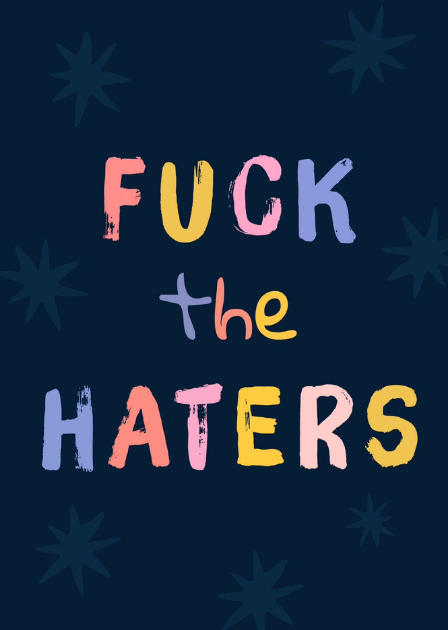 Denken aan kaart haters Greetz