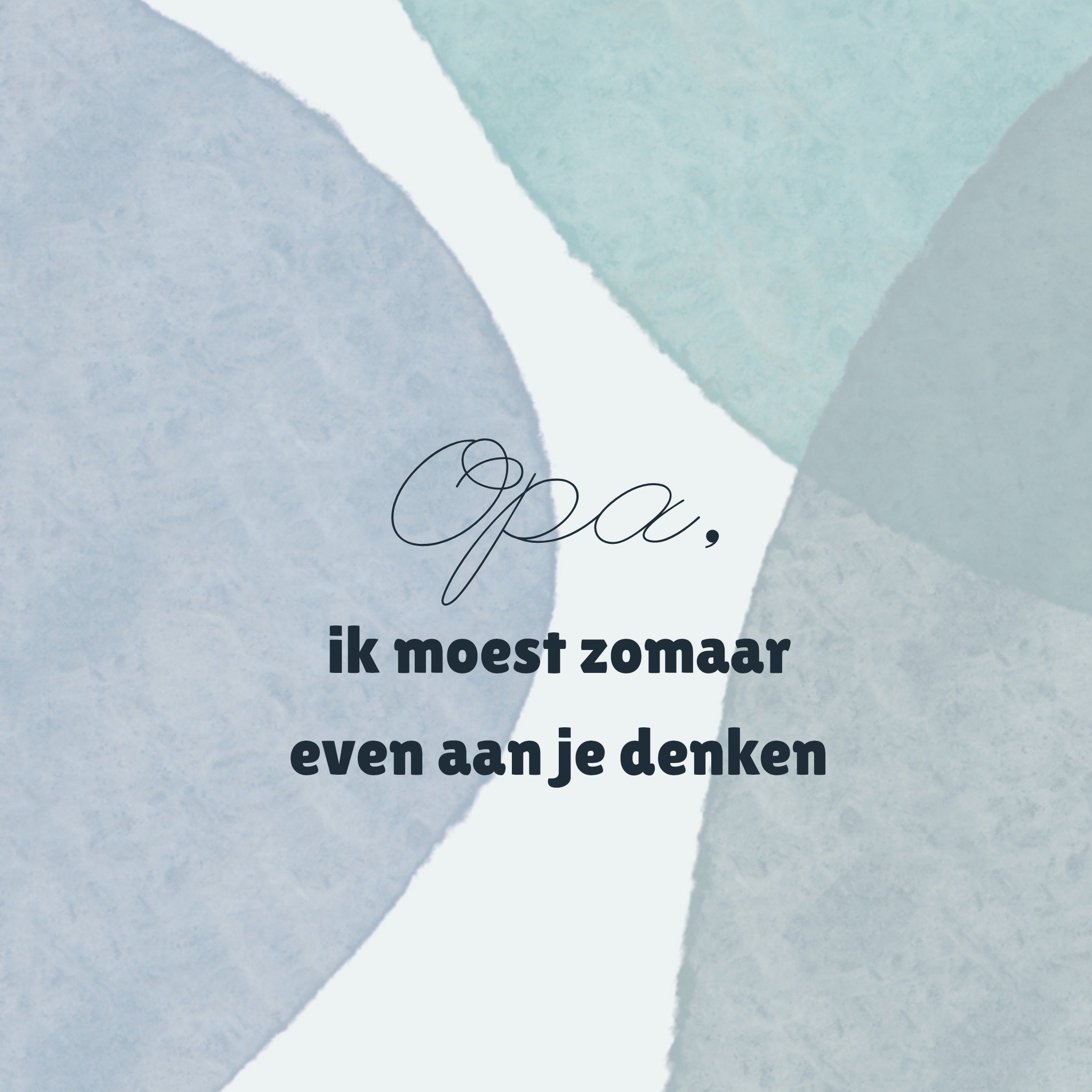 Greetz Zomaar kaart Opa Vierkant