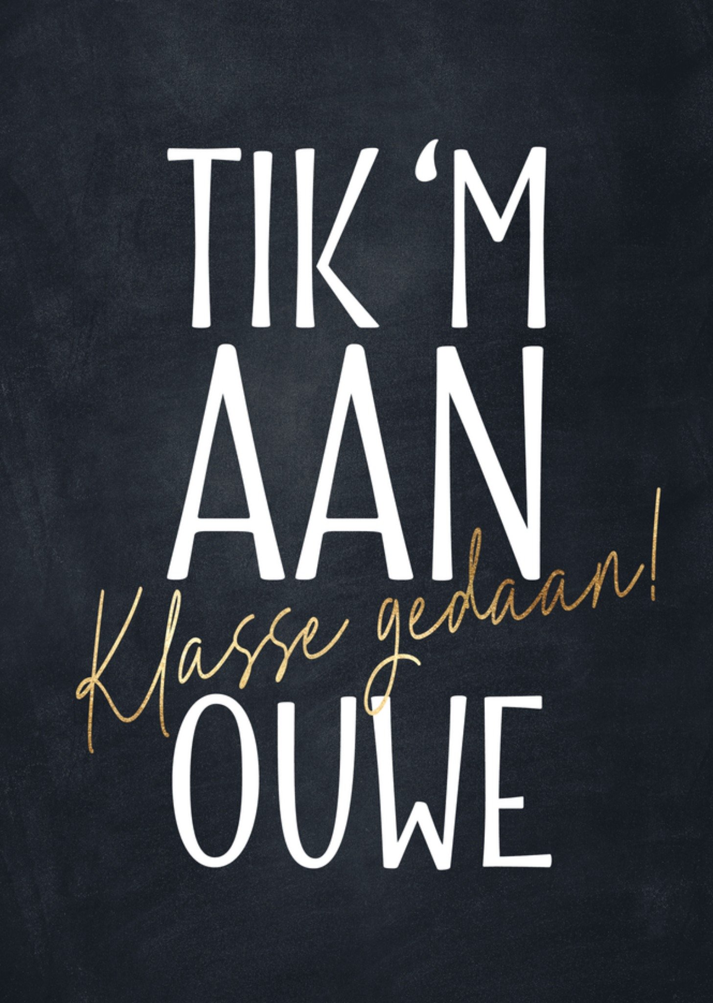 Geslaagd kaart Stoer Trots op jou Typografie Kaart Luckz
