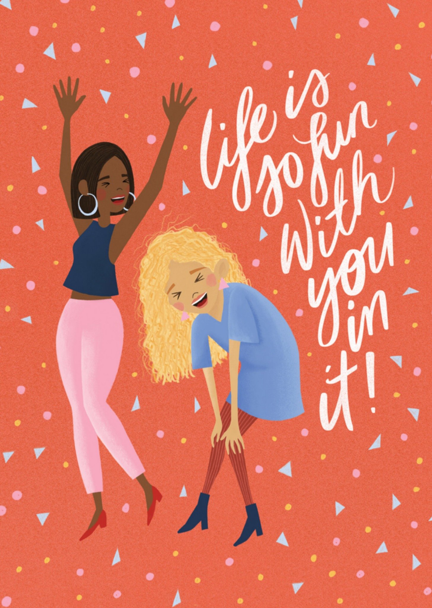 Verjaardagskaart illustratie Kaart The Cardy Club