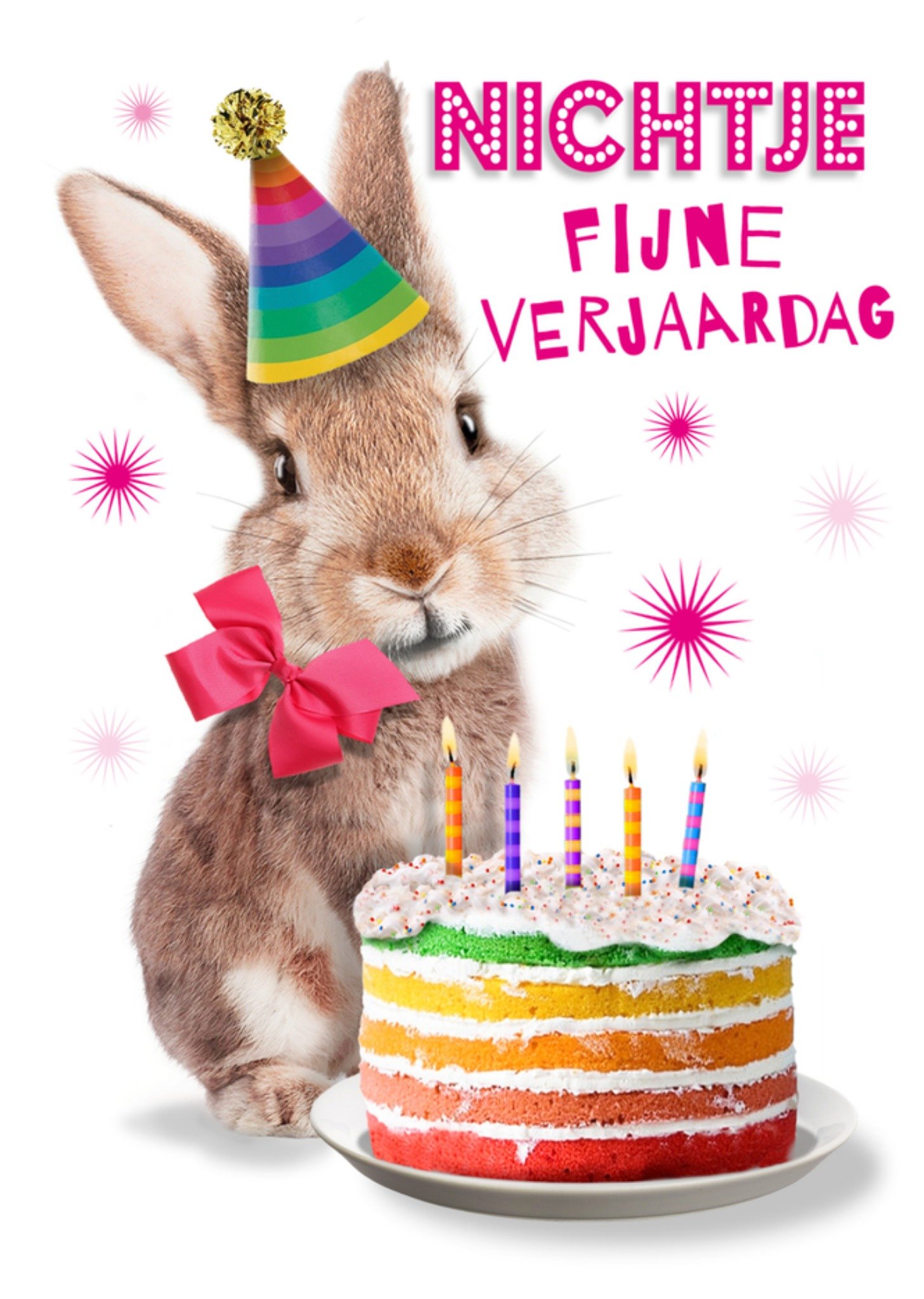 Verjaardagskaart konijn nichtje Kaart Emma Proctor