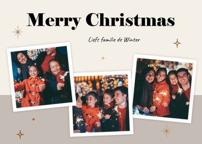 Greetz | Kerstkaart | fotokaart | aanpasbare naam