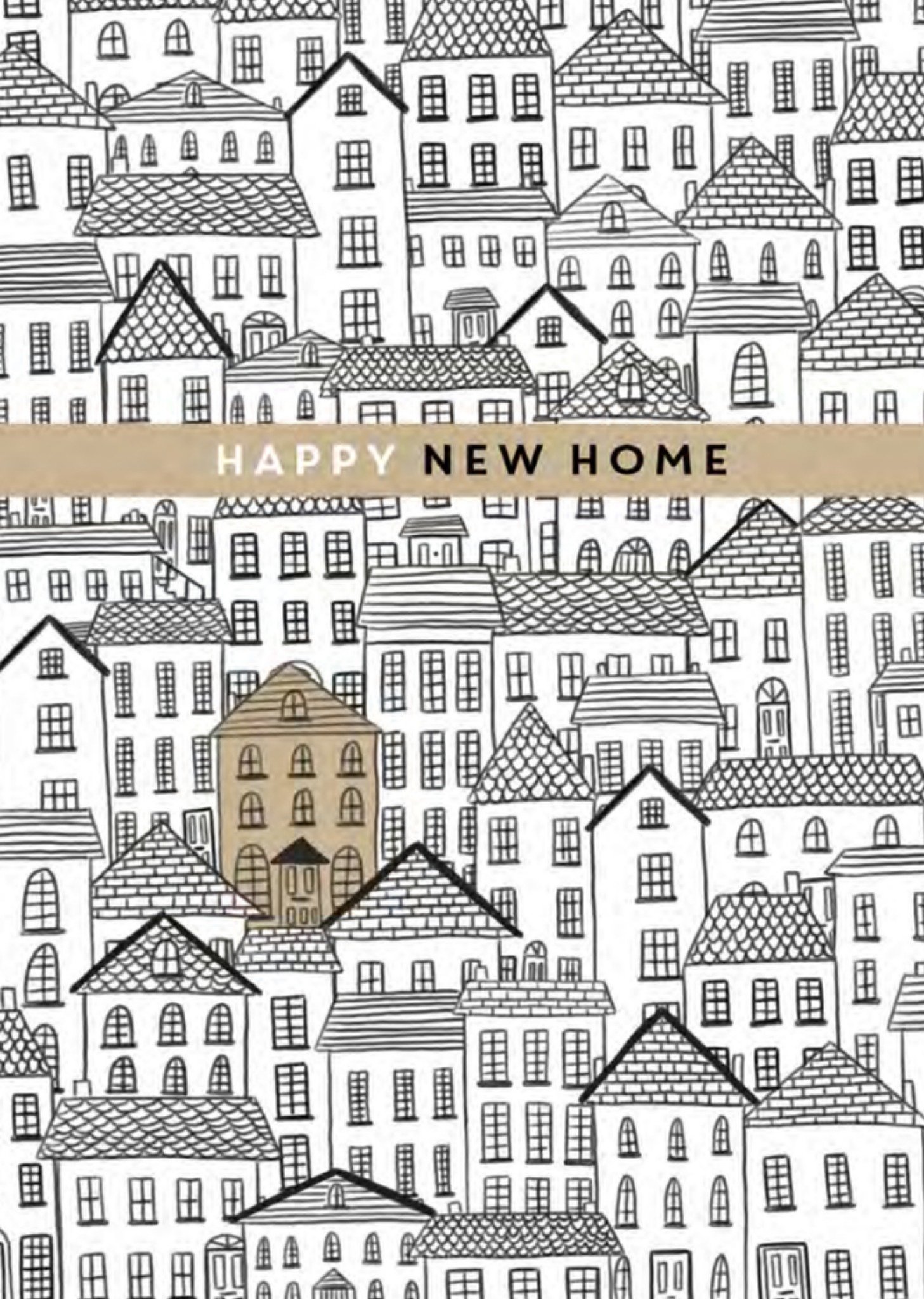 Nieuwe woning kaart huisjes Kaart Greetz