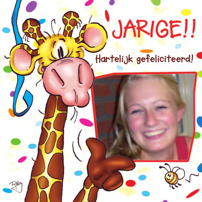 Doodles | Verjaardagskaart | foto | giraffen