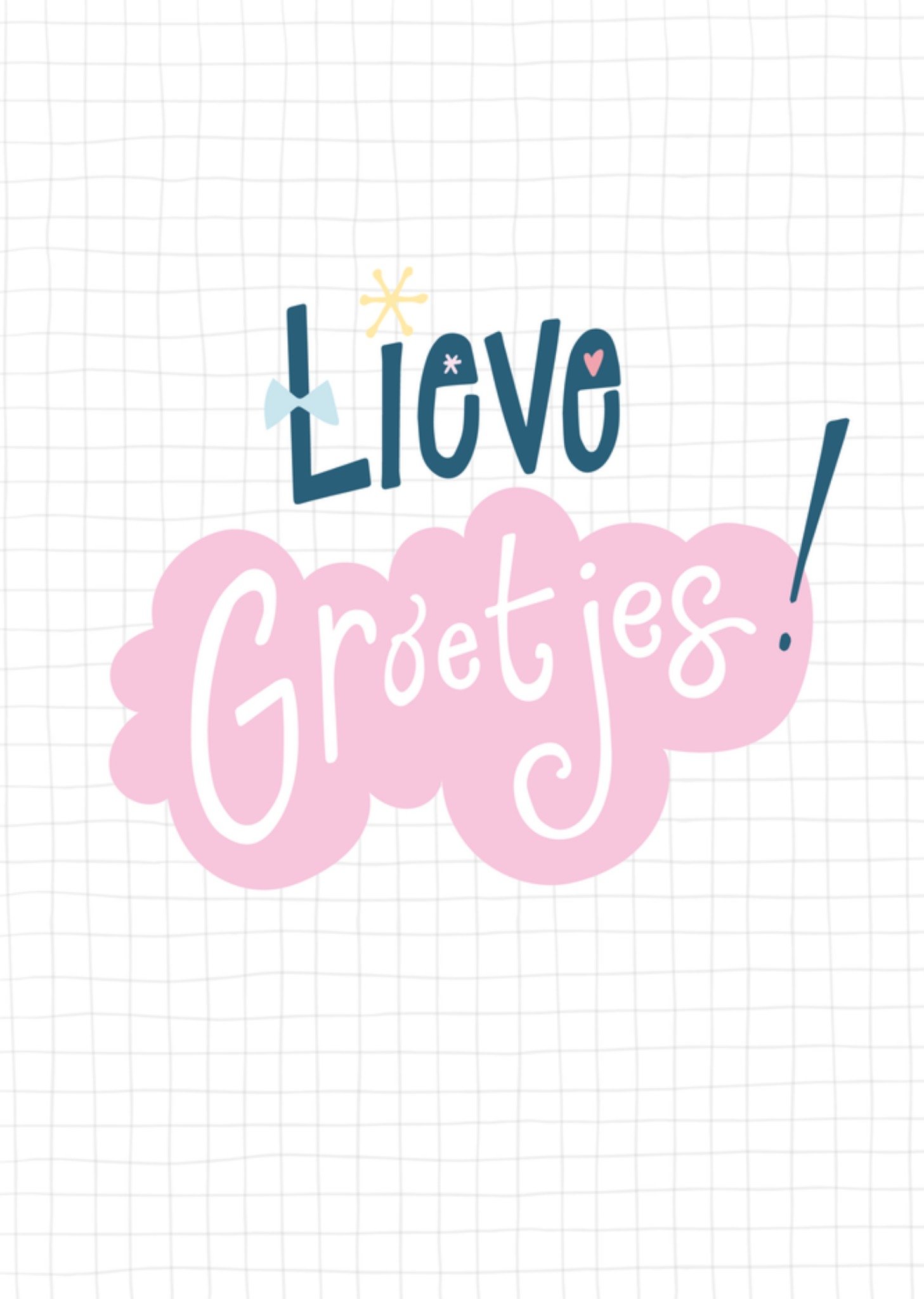 Zomaar kaart Lieve groetjes Kaart Funny Side Up