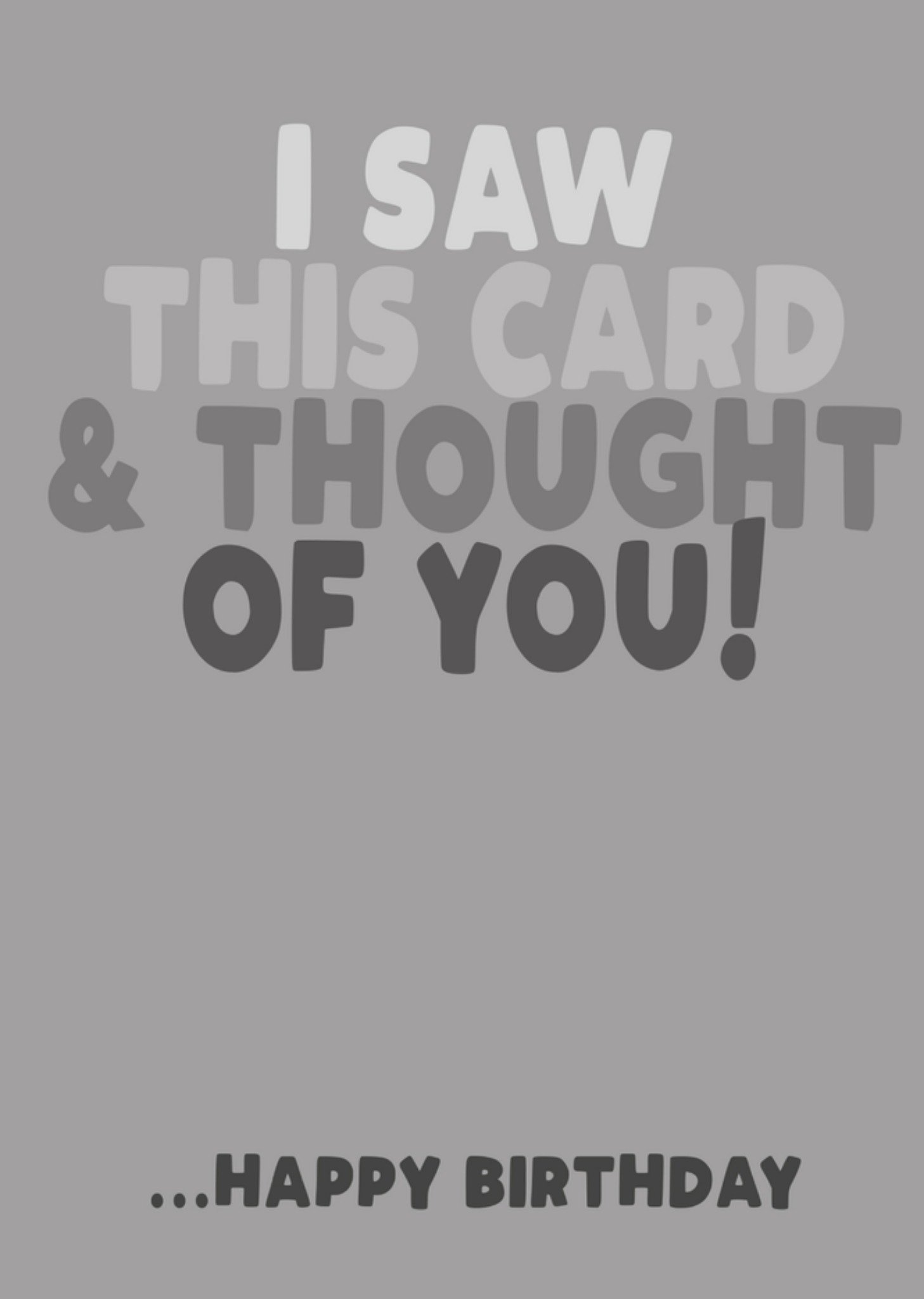 Verjaardagskaart grijs Kaart Filthy Sentiments