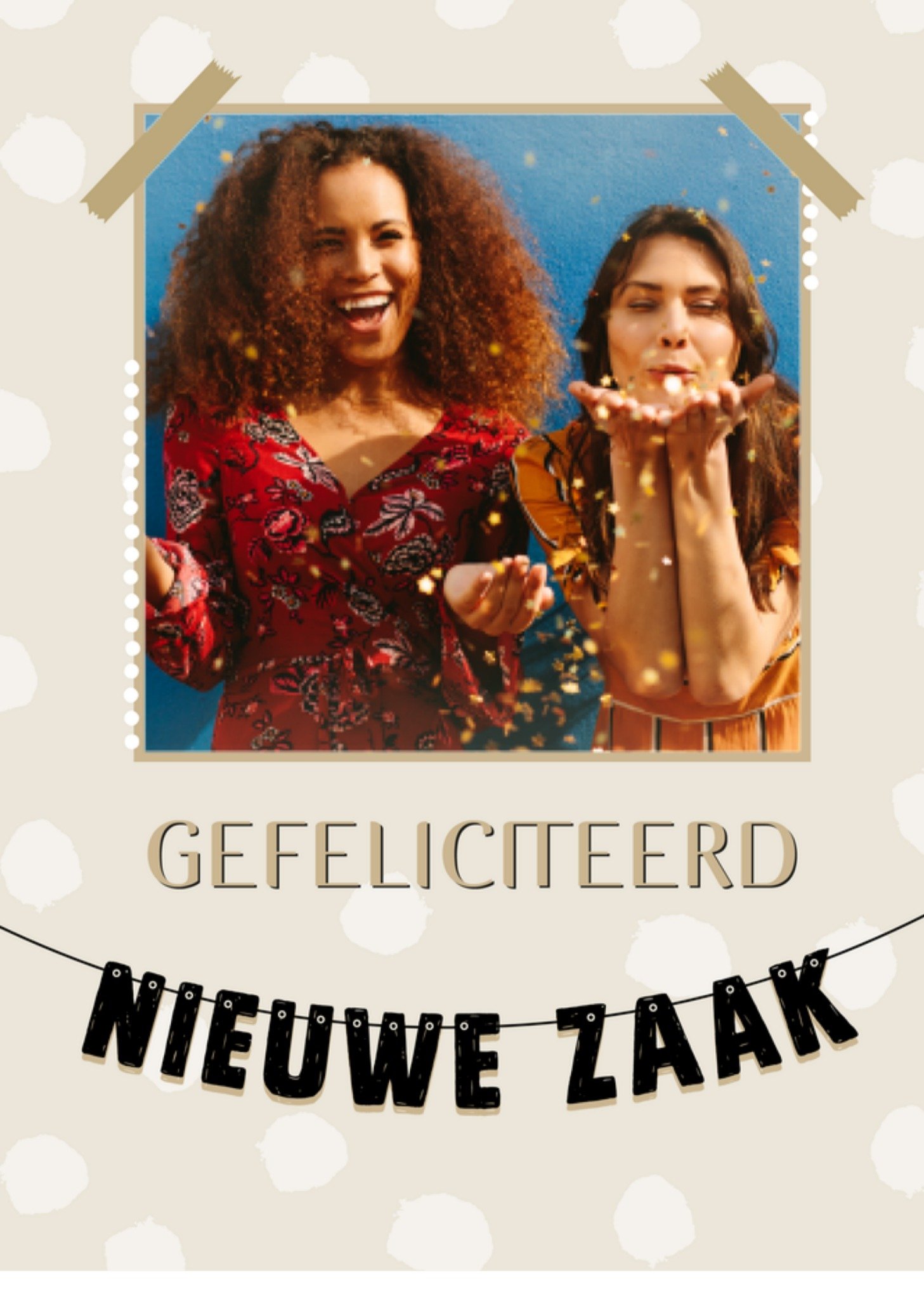 Opening nieuwe zaak fotokaart Kaart Greetz