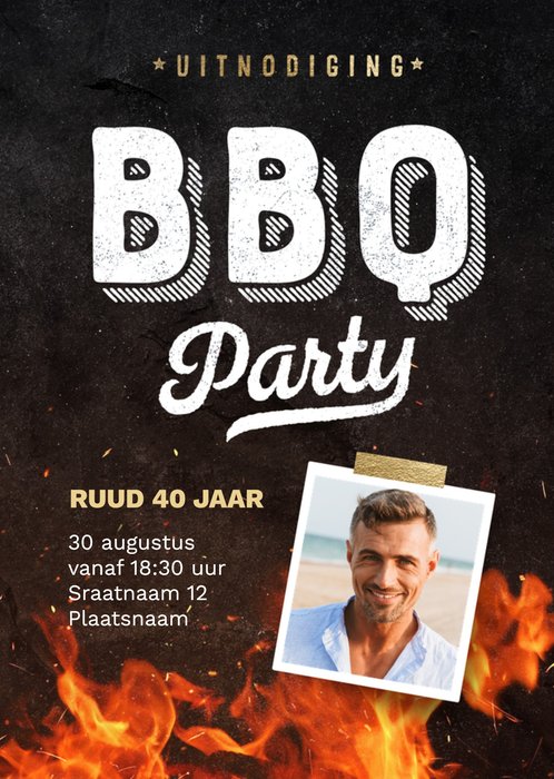 Luckz | Uitnodiging tuinfeest | BBQ Party