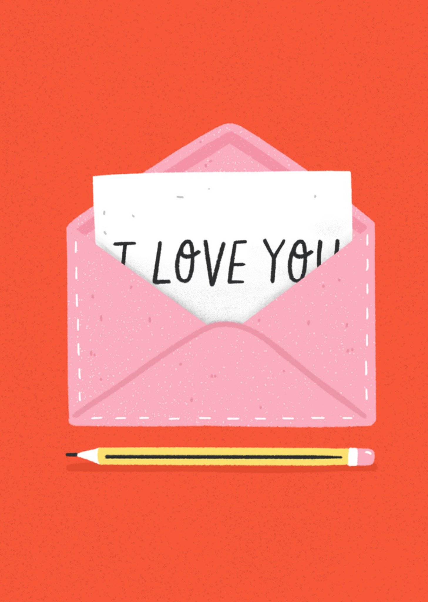 Valentijnskaart brief Kaart Charly Clements