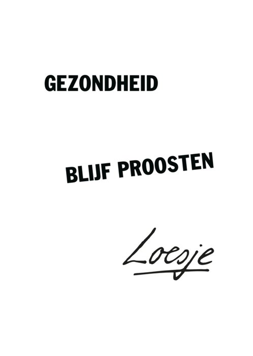 Loesje | Beterschapskaart | Gezondheid