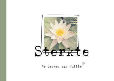 Paperclip collectie | Sterkte kaart | Water lelie