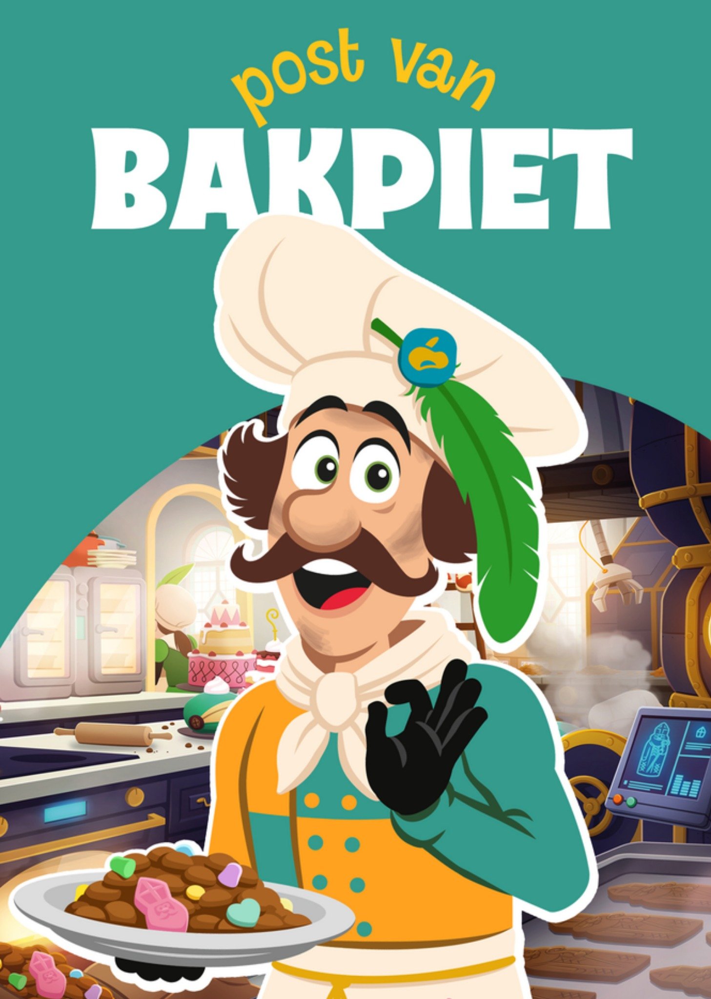 Greetz Club Van Sinterklaas Post van Bakpiet Standard Card