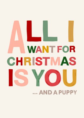 Greetz | Kerstkaart | All i want for Christmas