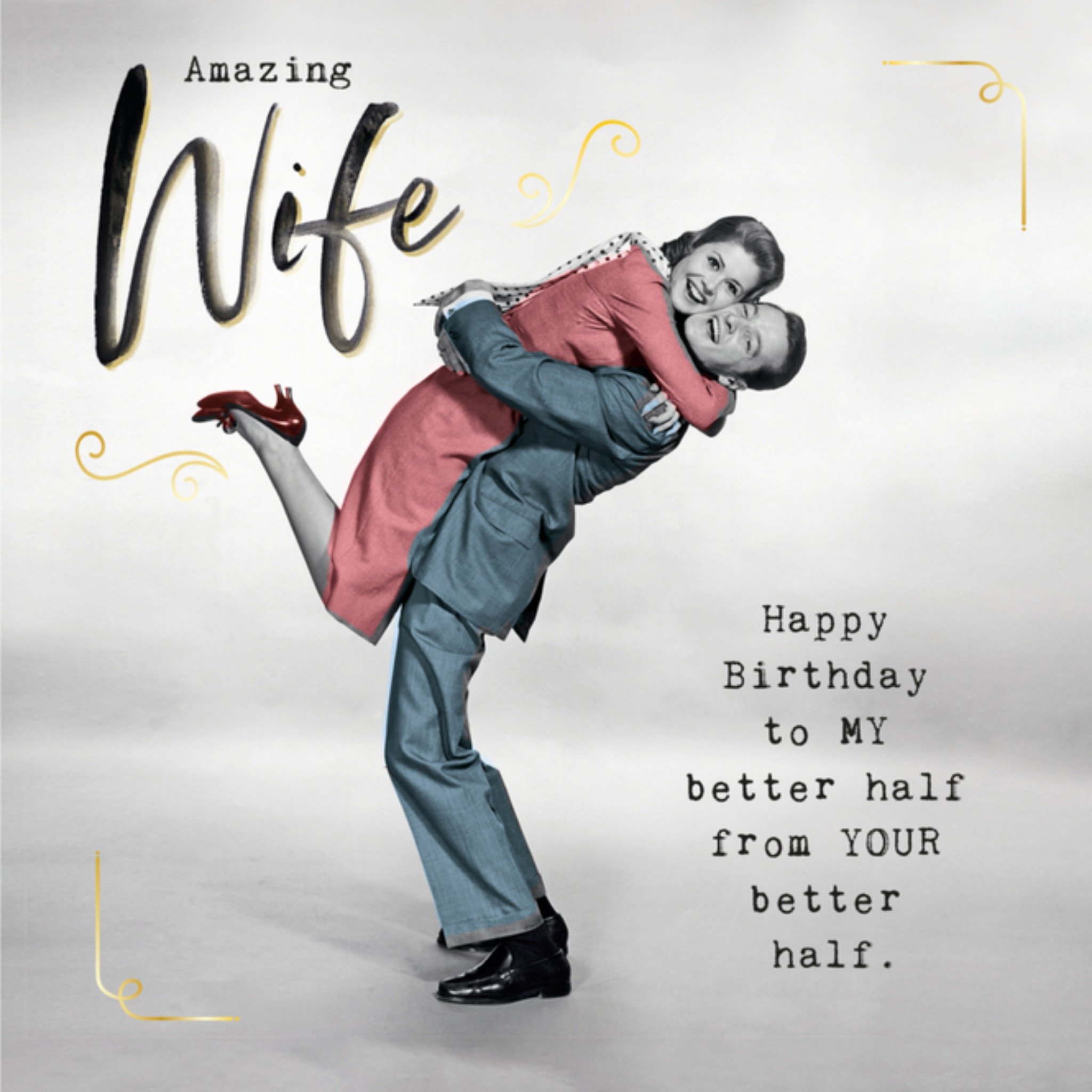 Verjaardagskaart vrouw Vierkante Kaart Pigment