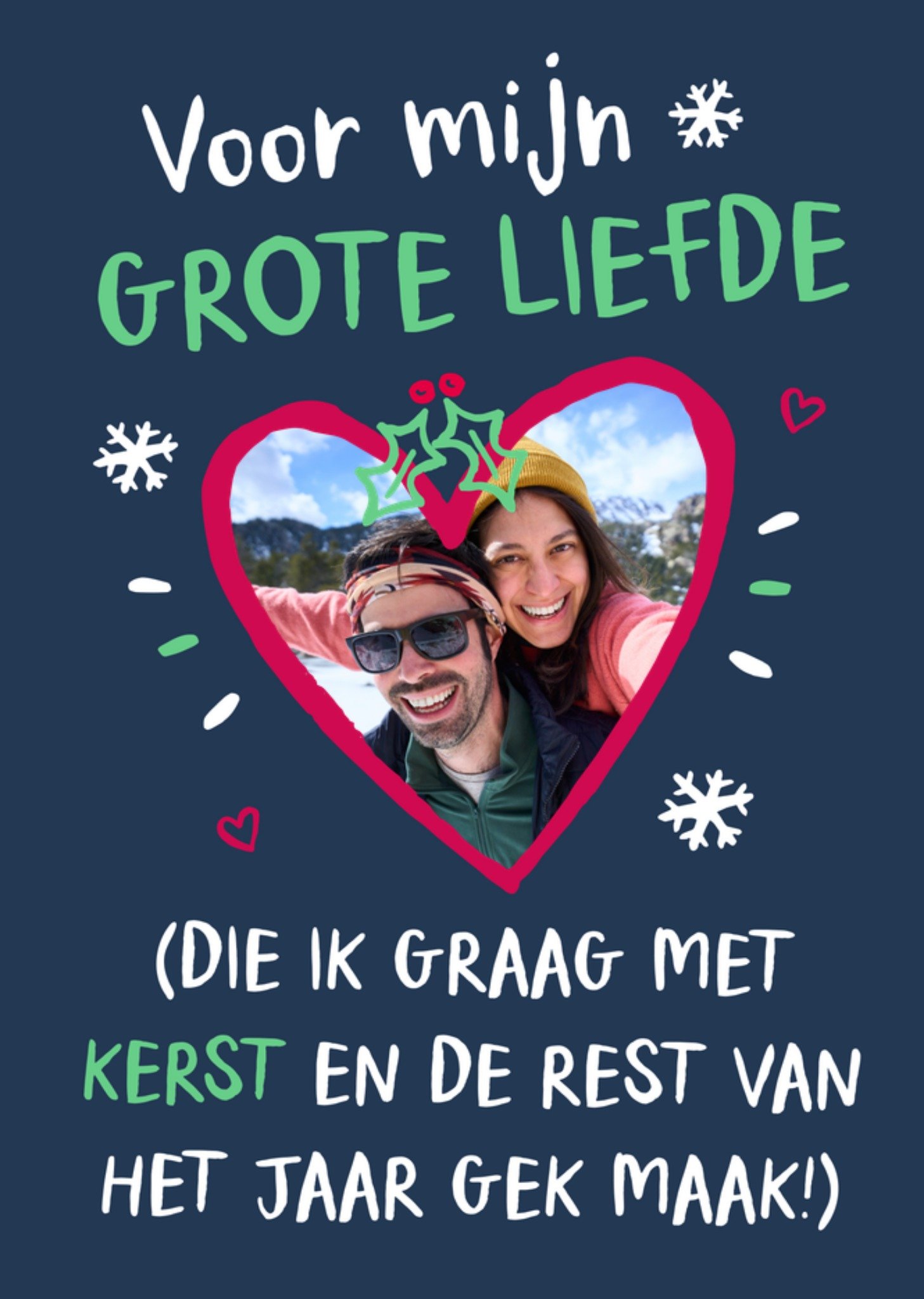 Greetz Kerstkaart Voor mijn grote liefde Standard Card