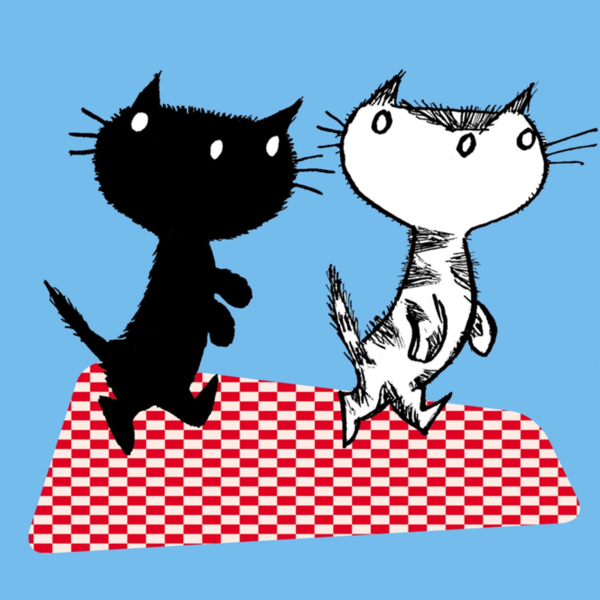 Pim Pom wandelen Vierkante Kaart Fiep Westendorp