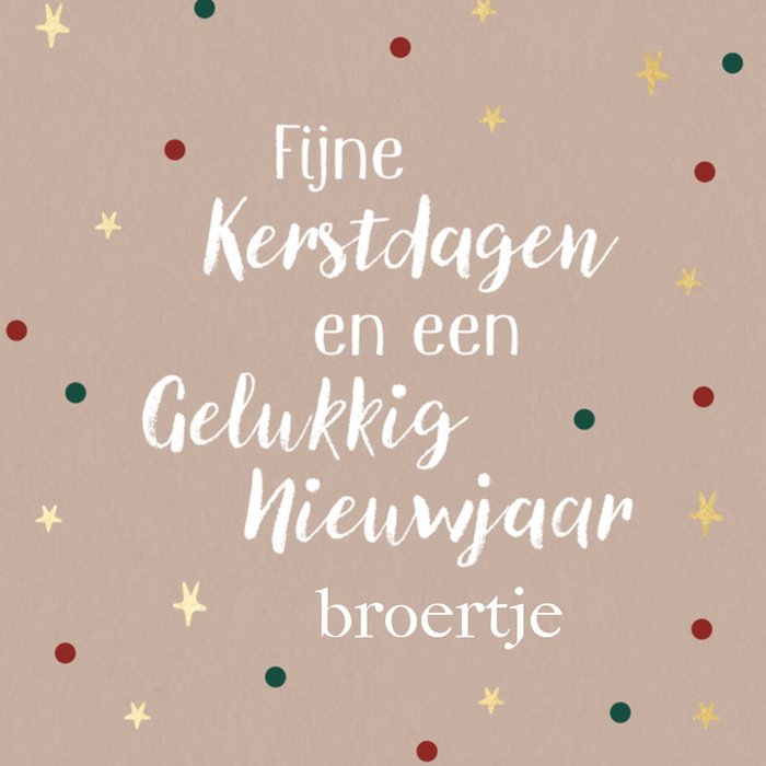 Greetz | Kerstkaart | broertje