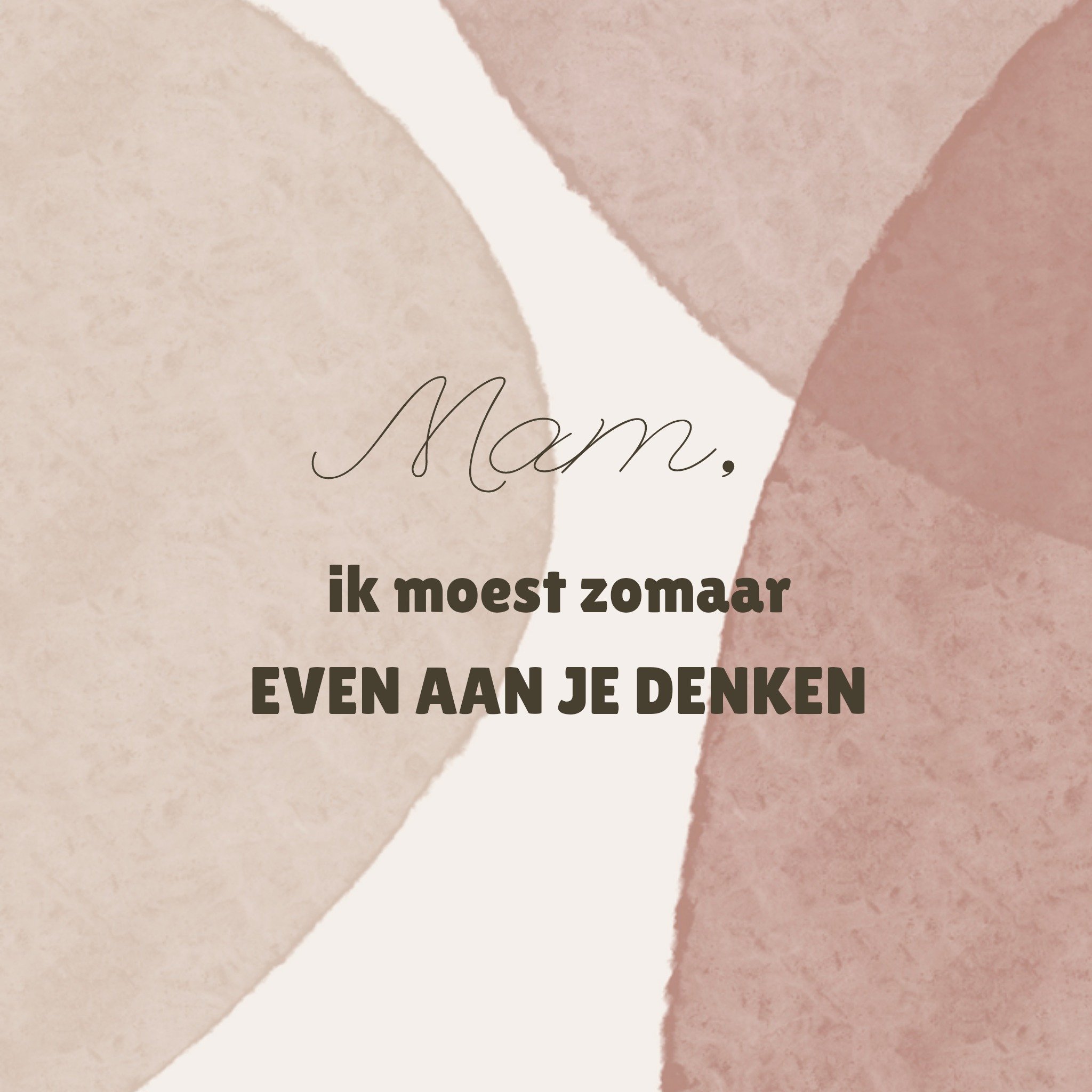 Greetz Zomaar kaart Moeder Vierkant