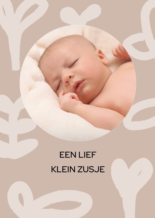 Greetz | Geboortekaart | Een lief klein zusje