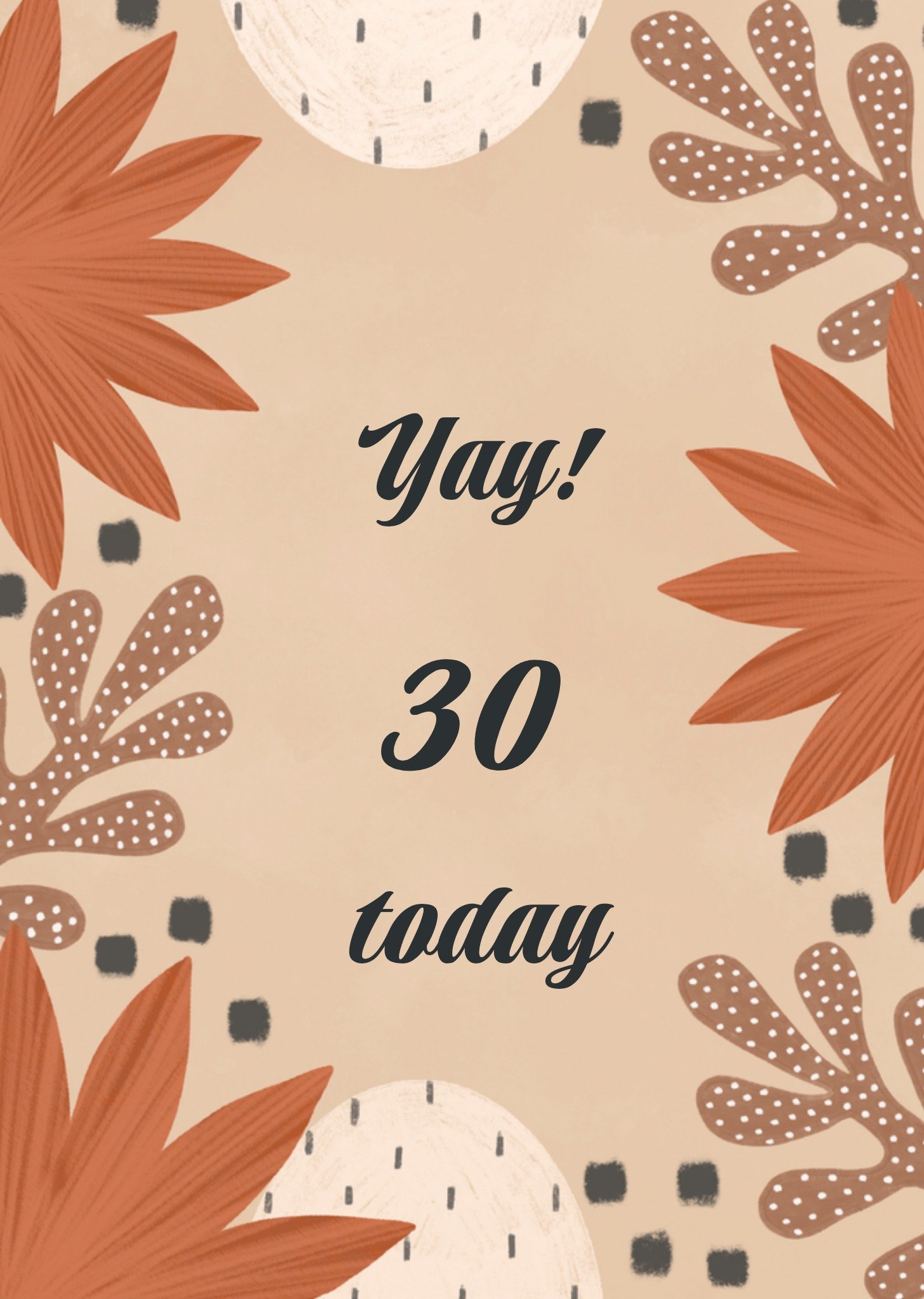 Verjaardagskaart met leeftijd Kaart Tsjip