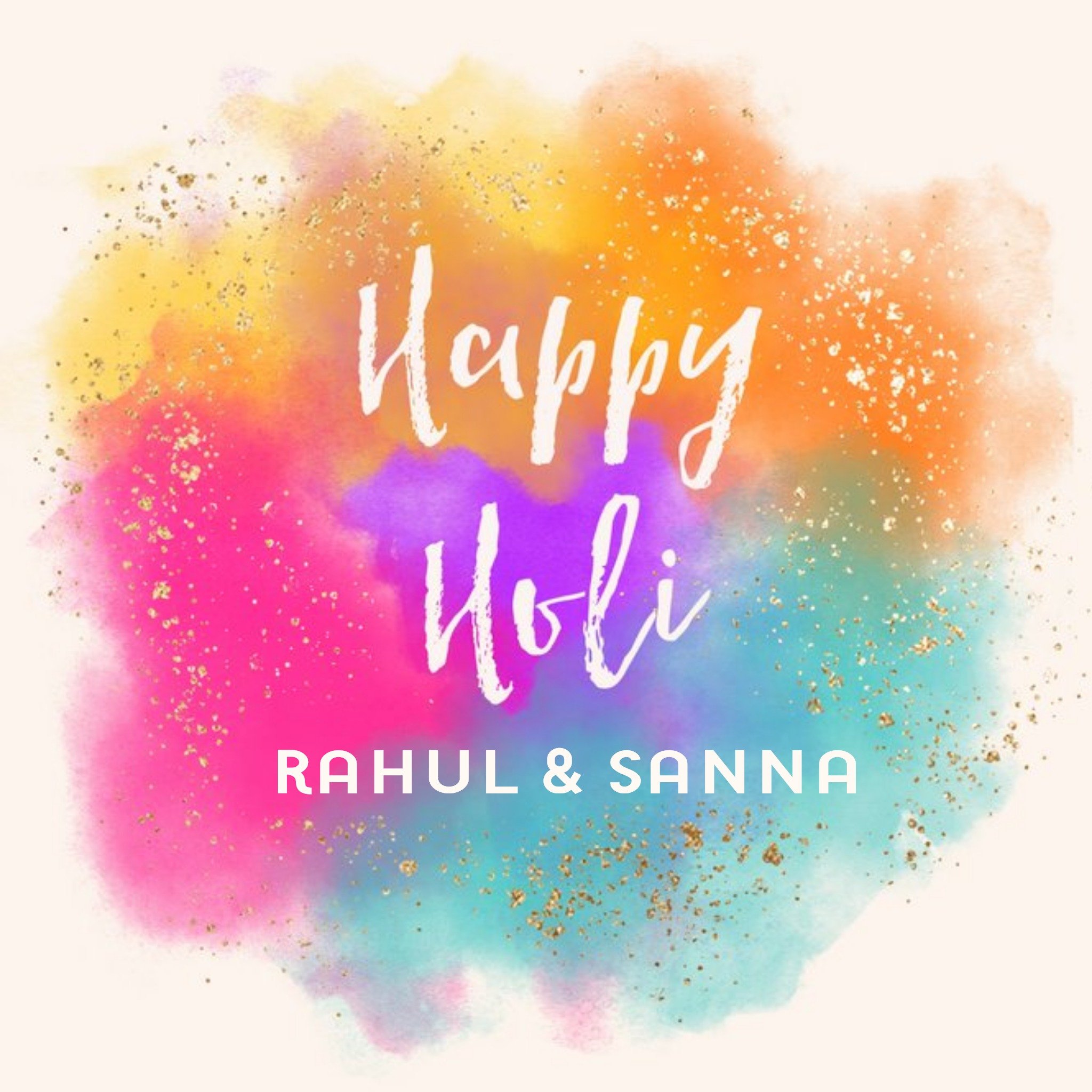 Zomaar kaart Happy Holi Greetz