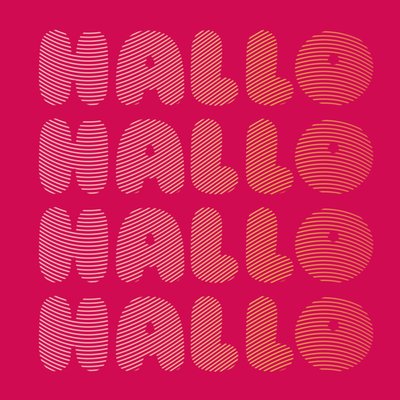 Greetz | Zomaarkaart | hallo | roze