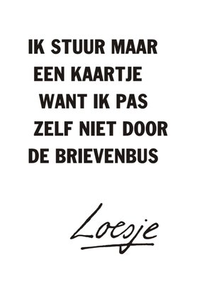 Verjaardagskaart | Loesje | Grappig | Quote