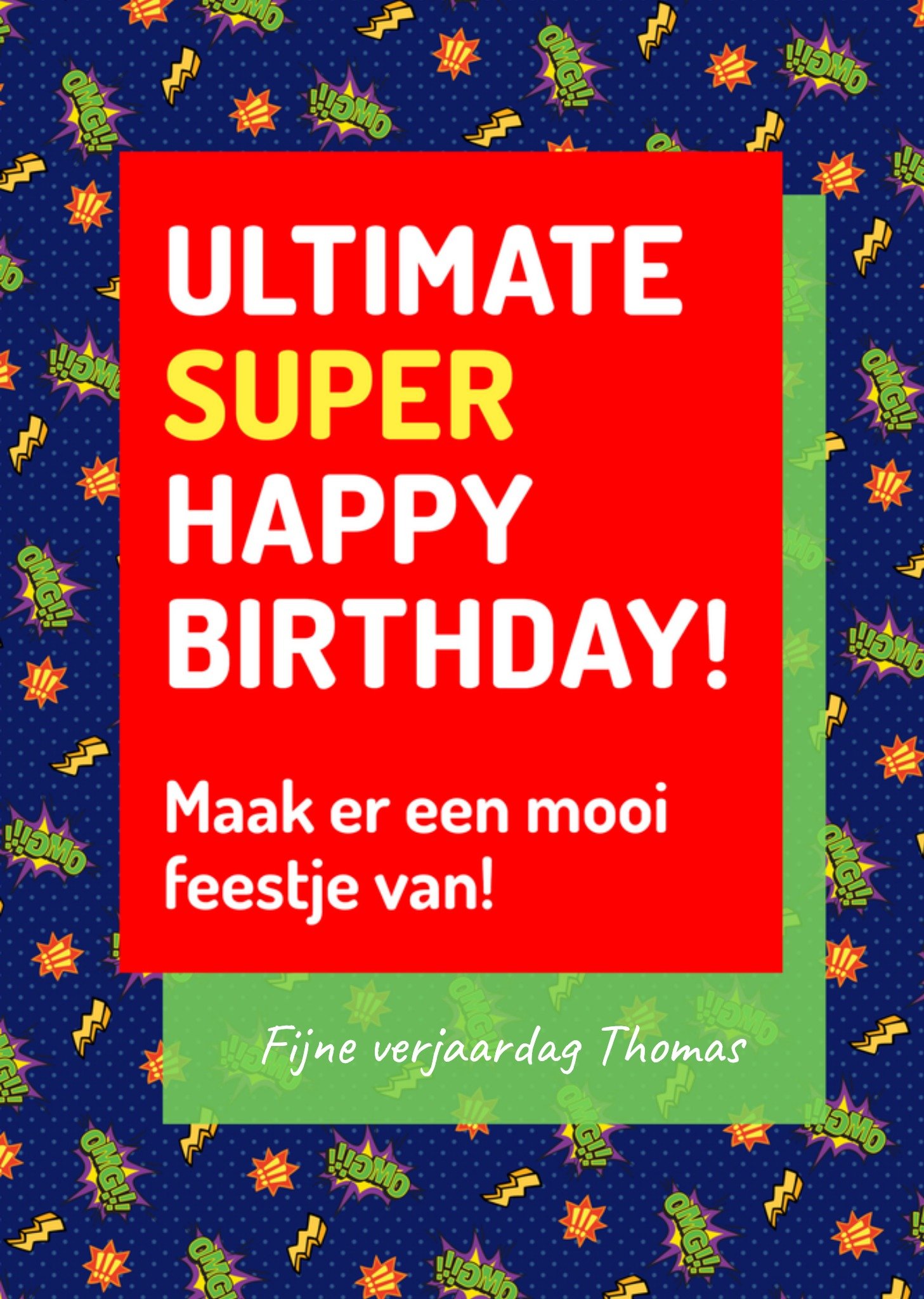 Verjaardagskaart Happy birthday Kaart Love Repeat