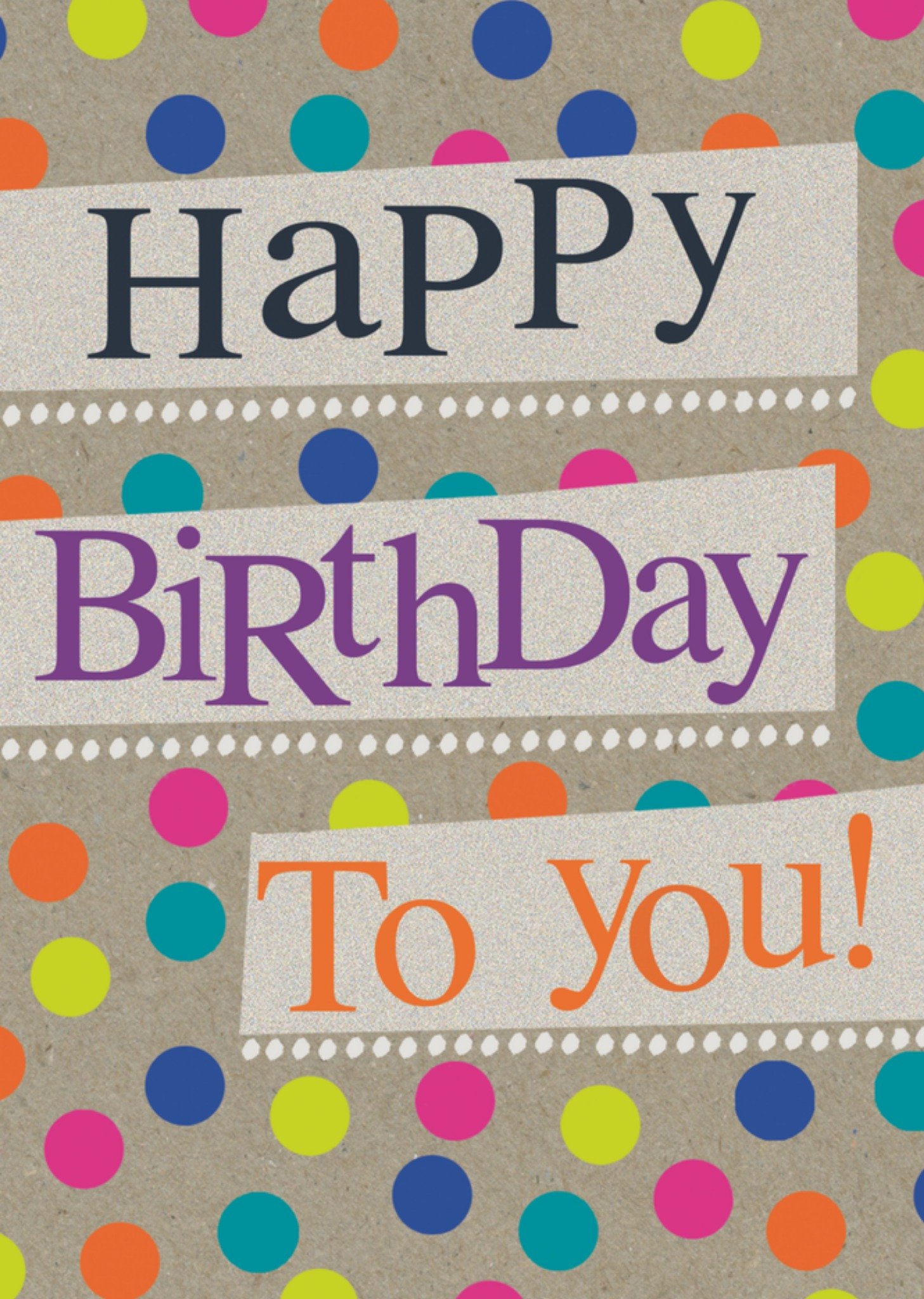 Stippen verjaardag Kaart TMS