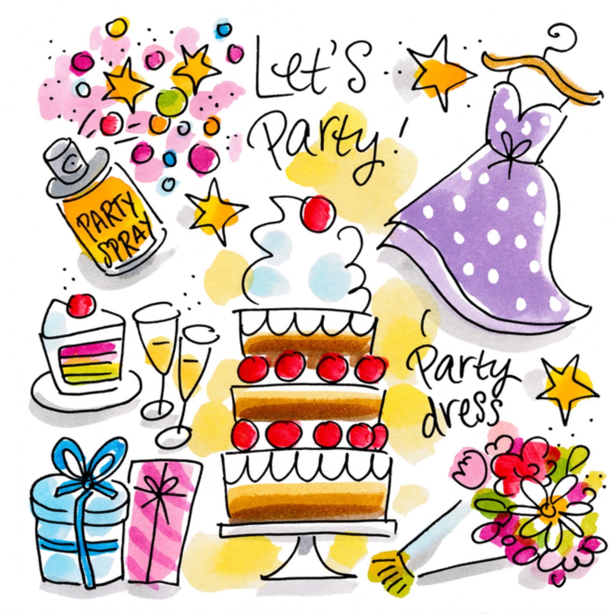 Verjaardagskaart let