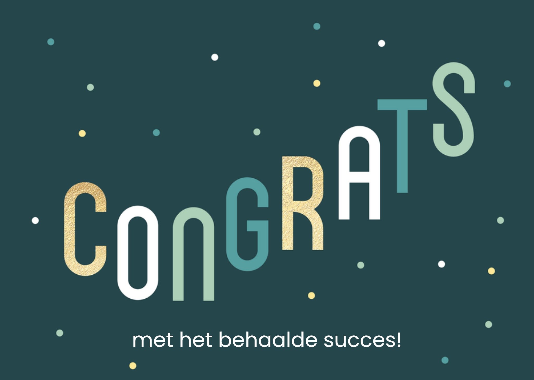 Felicitatiekaart Collega Kaart Luckz