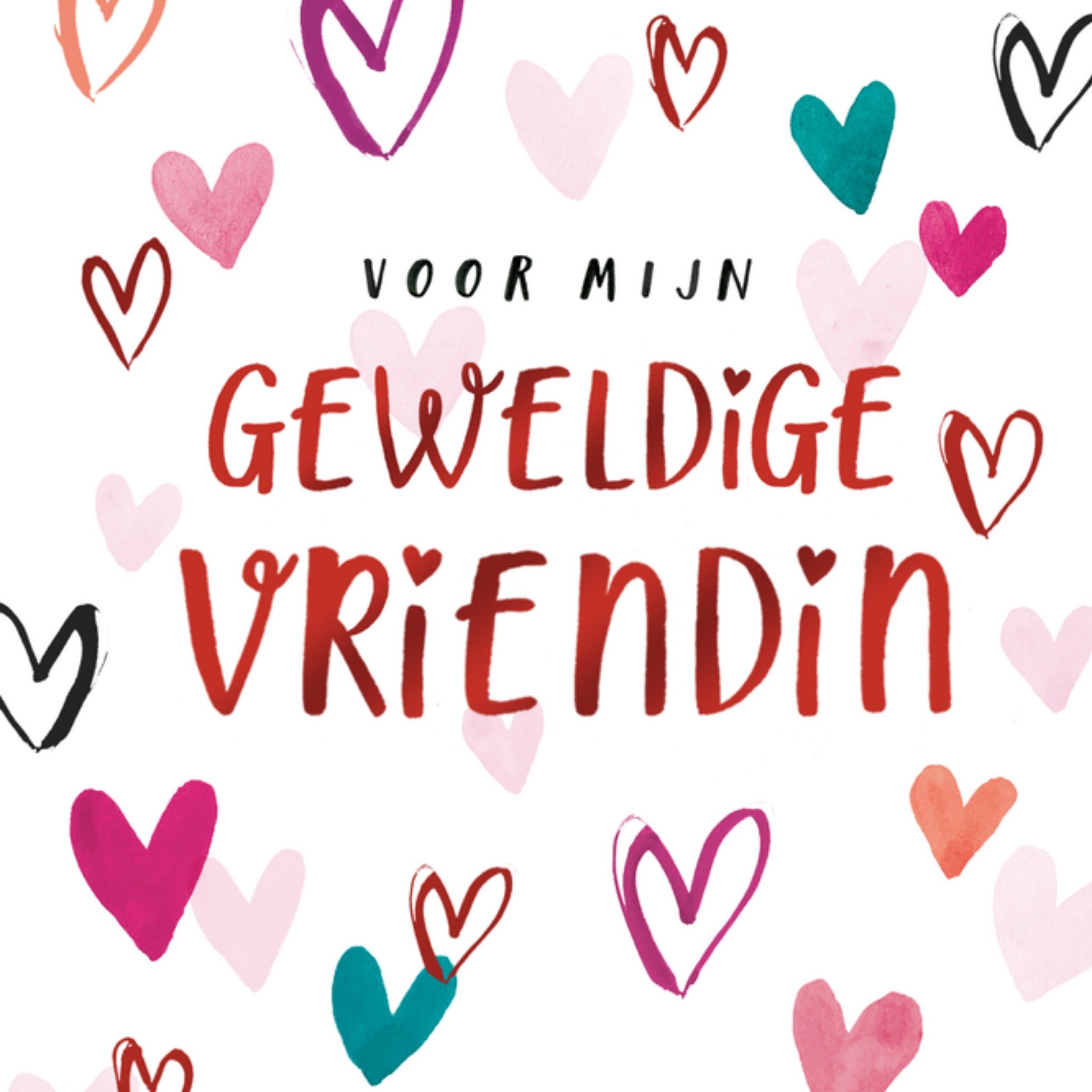 UK Greetings Valentijnskaart Geweldige Vriendin Vierkante Kaart Greetz
