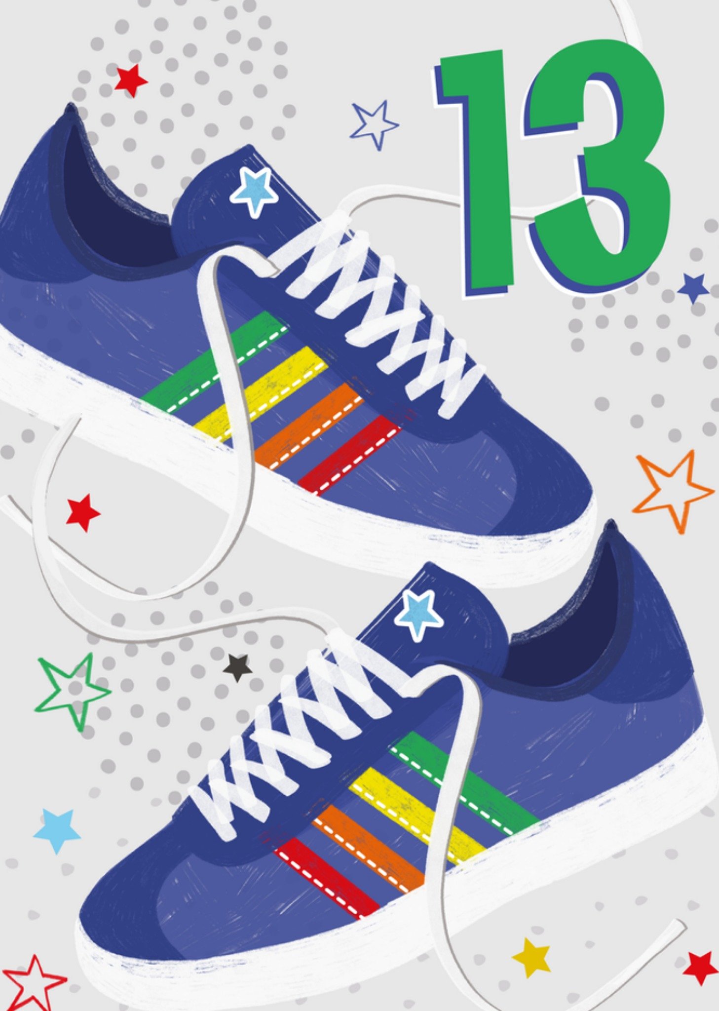 Verjaardag Schoen Kaart TMS