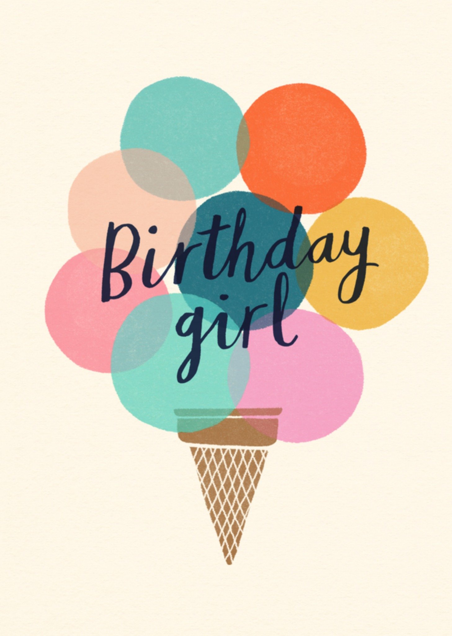 Verjaardagskaart ijsje Kaart Pigment