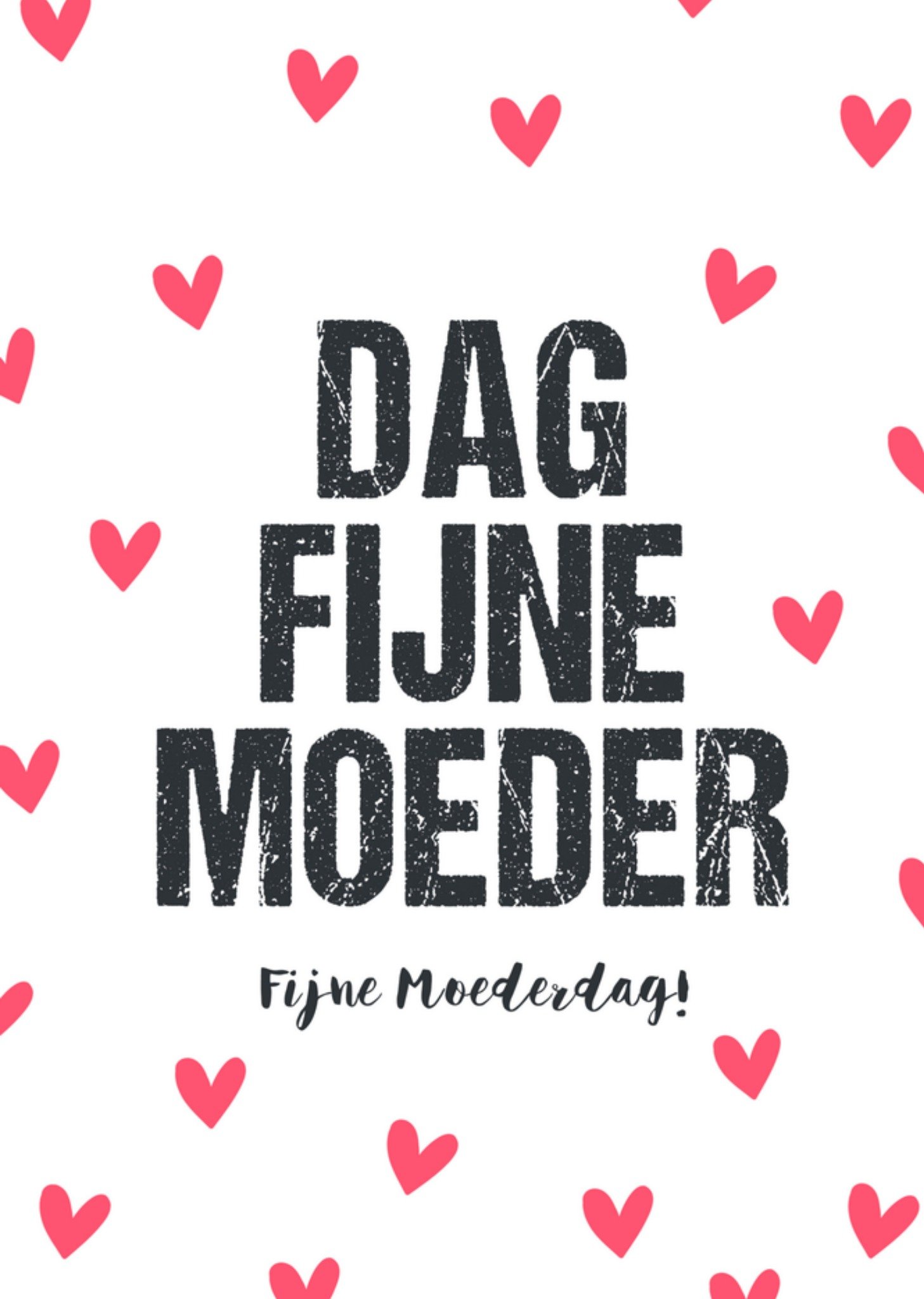 Moederdagkaart Hartjes Kaart Luckz