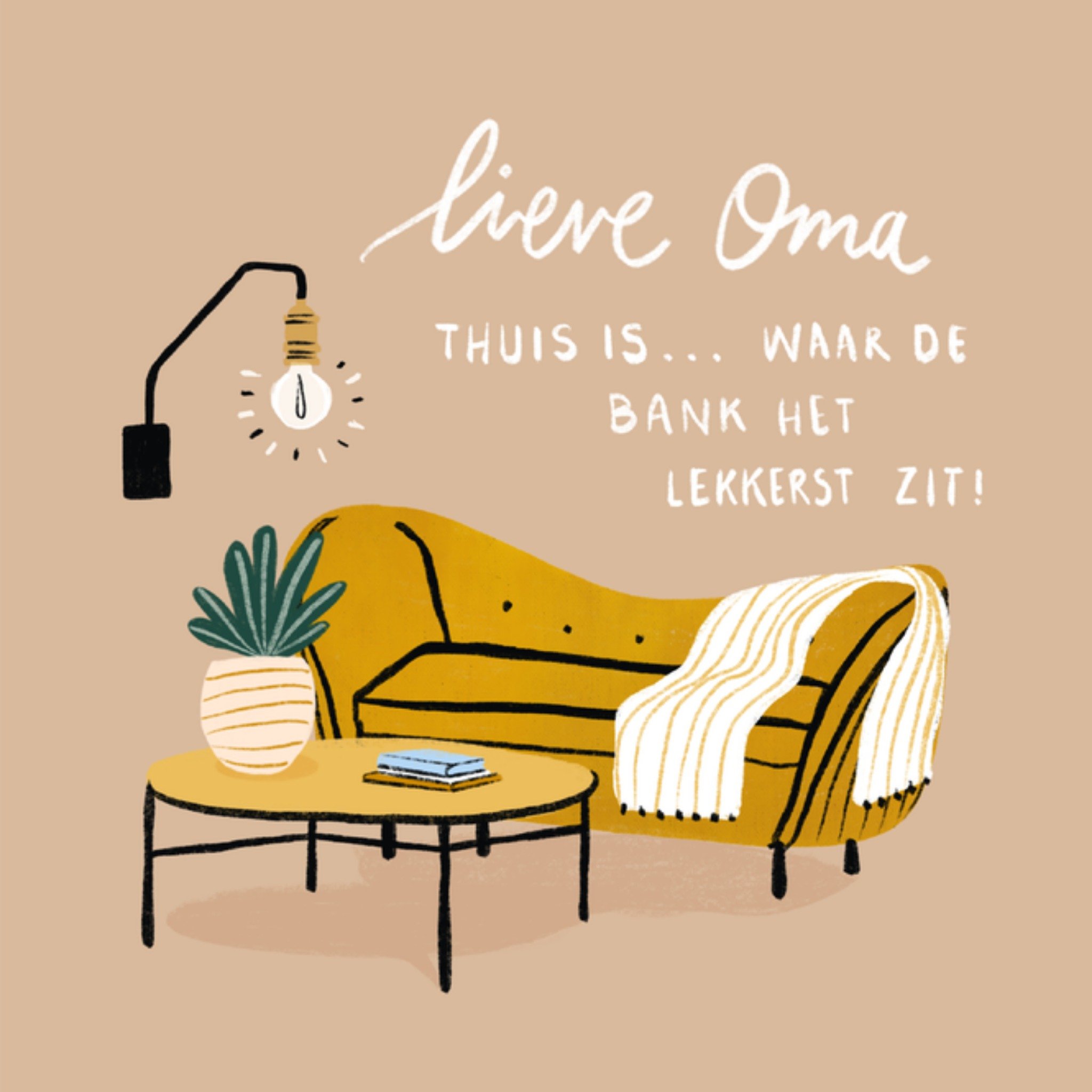 Greetz Verhuiskaart Oma Vierkant
