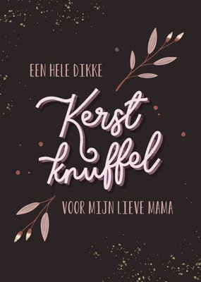 Greetz | Kerstkaart | Kerst knuffel | Lieve Mama