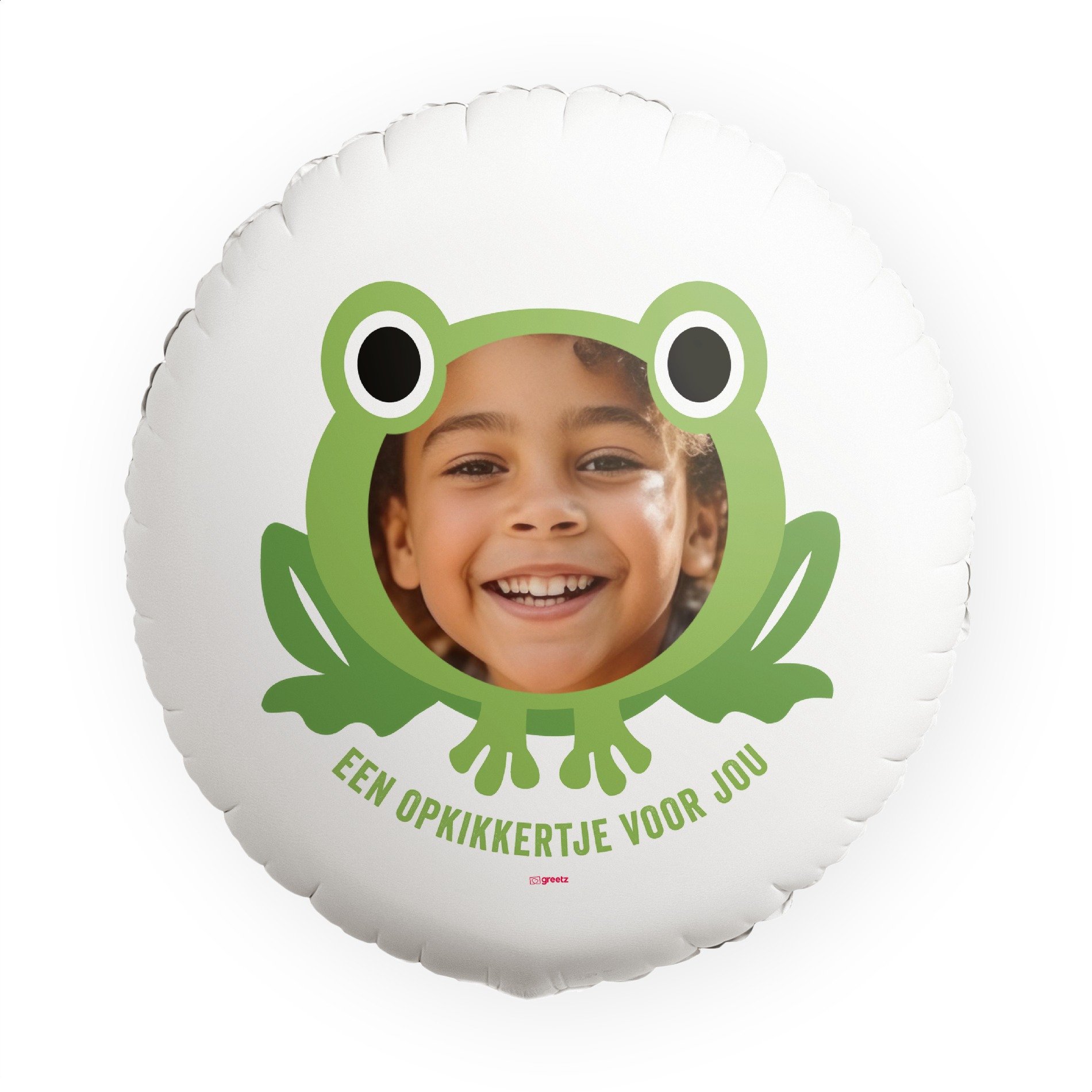 Ballon Een opkikkertje voor jou! met eigen foto Greetz