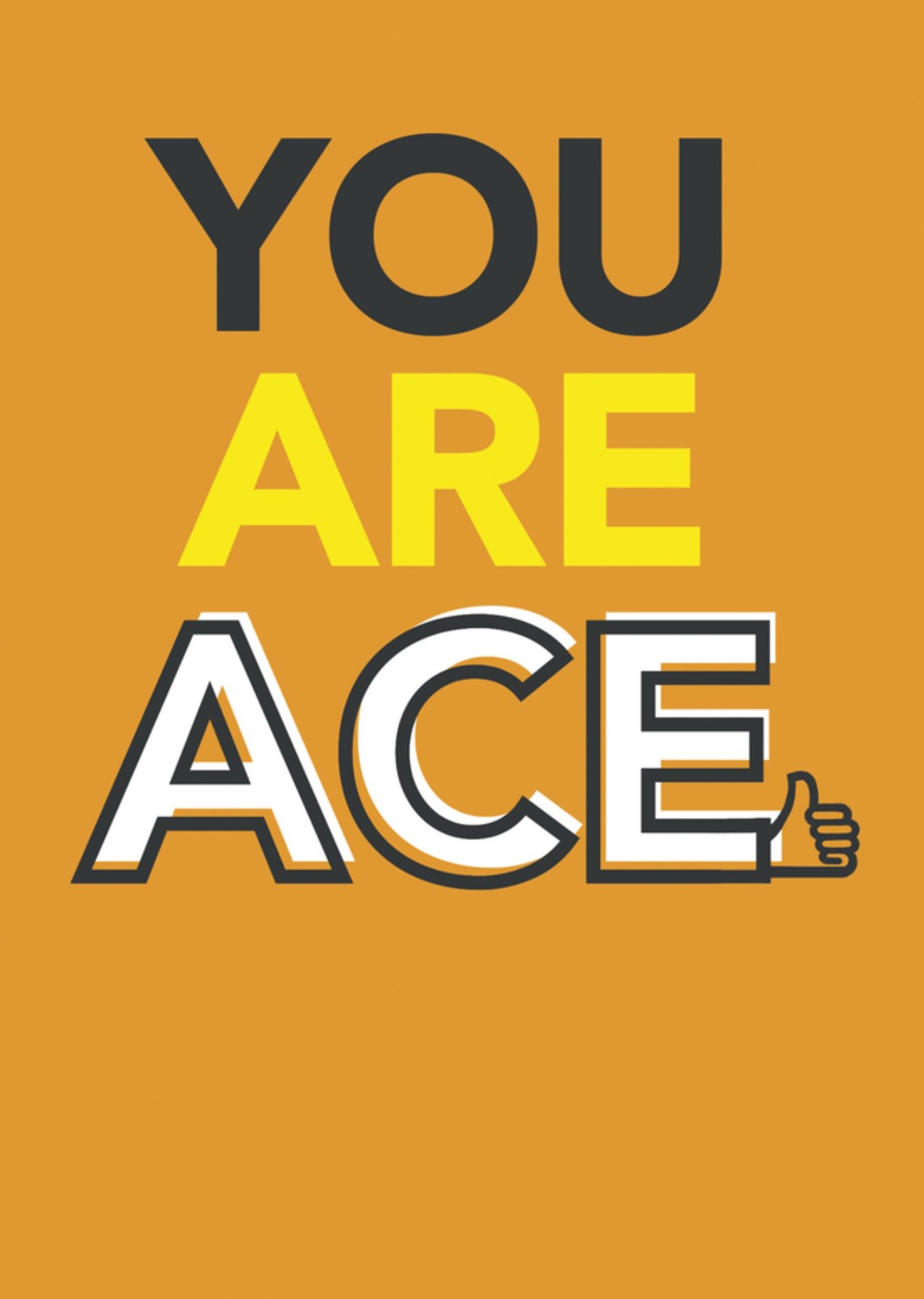 Denken aan kaart you are ace Kaart UK Greetings
