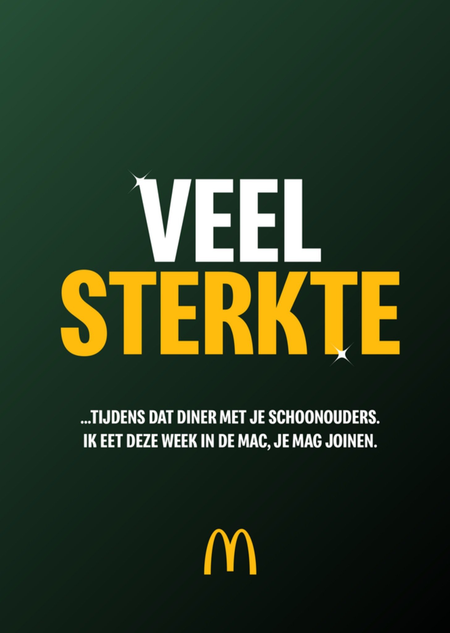 Greetz McDonalds Partnership Succeskaart Veel sterkte Standard Card