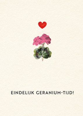 Bright Spot | With Love | Pensioenkaart | Eindelijk Geranium Tijd