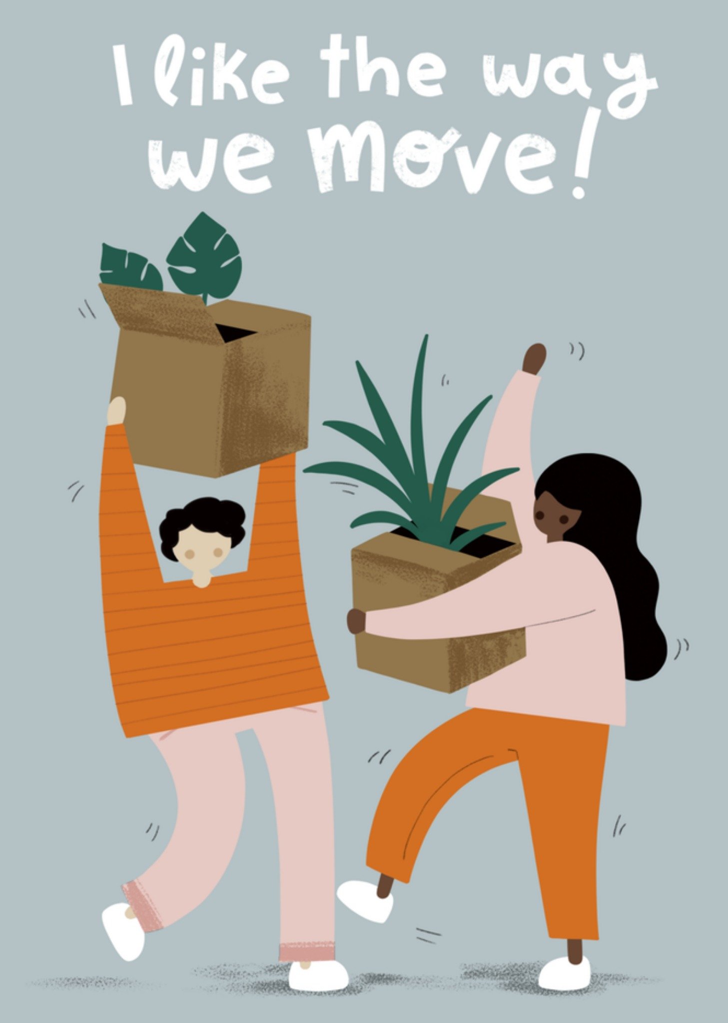 Nieuwe woning I like the way we move Kaart UK Greetings