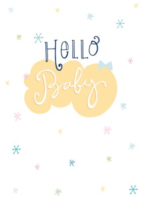 Funny Side Up | Geboortekaart | Hello baby