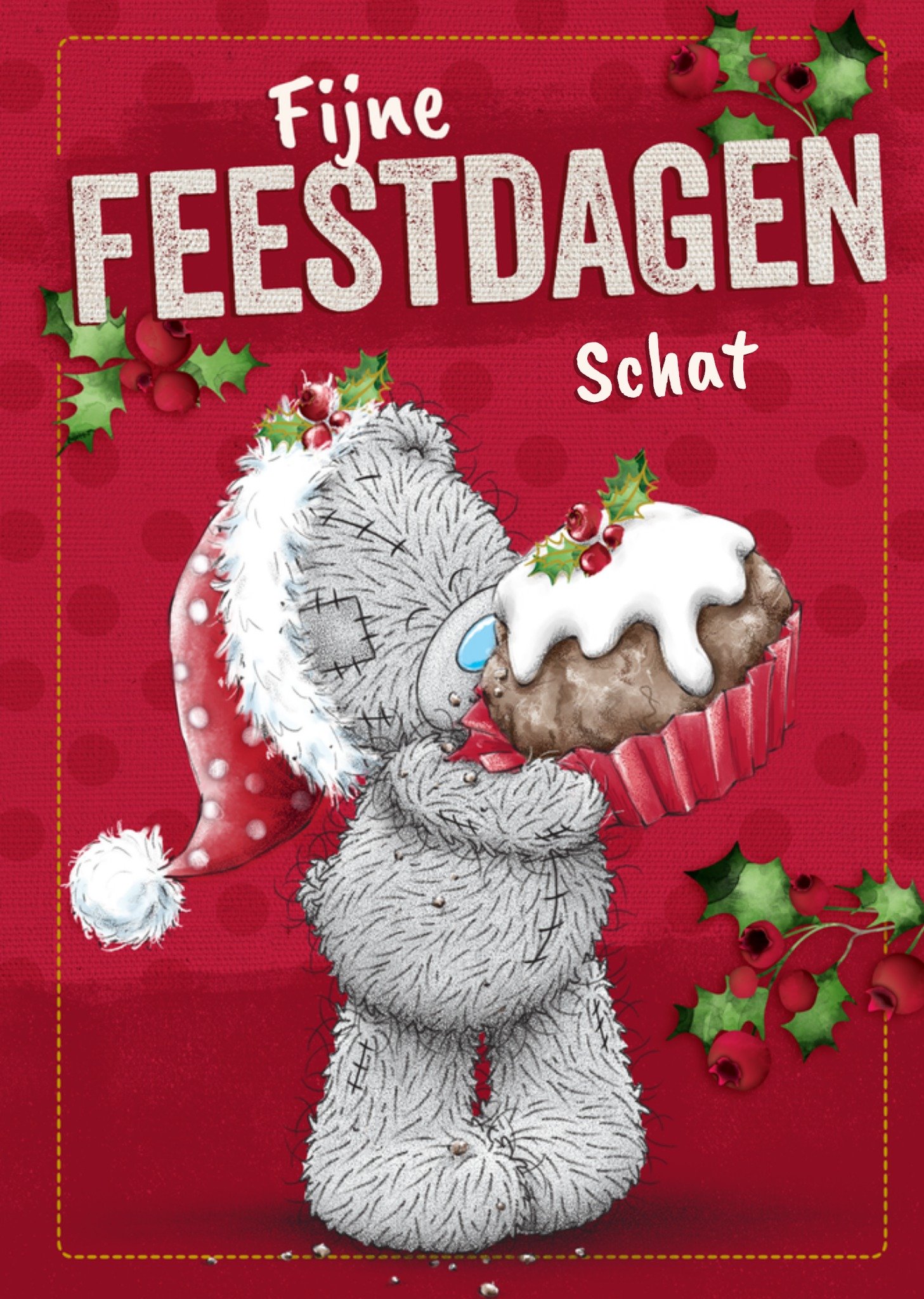 Kerstkaart Tatty Teddy Me to You